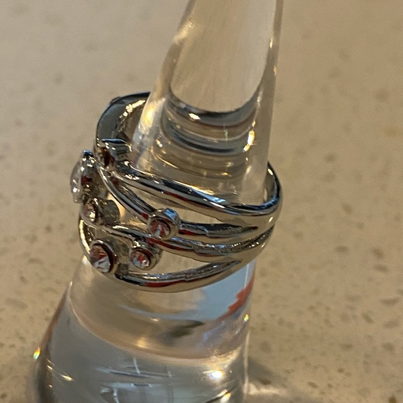 stunning sterling silver over copper ring with zicron Stones a… - Picture 8 of 15